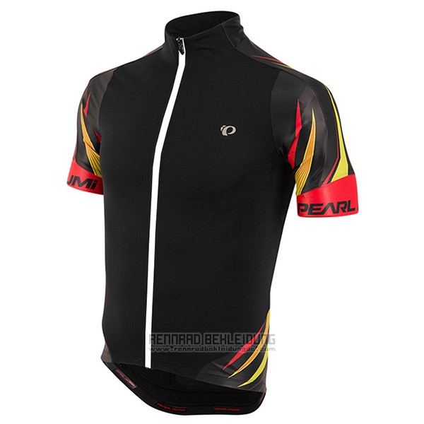 2017 Fahrradbekleidung Pearl Izumi Shwarz und Rot Trikot Kurzarm und Tragerhose